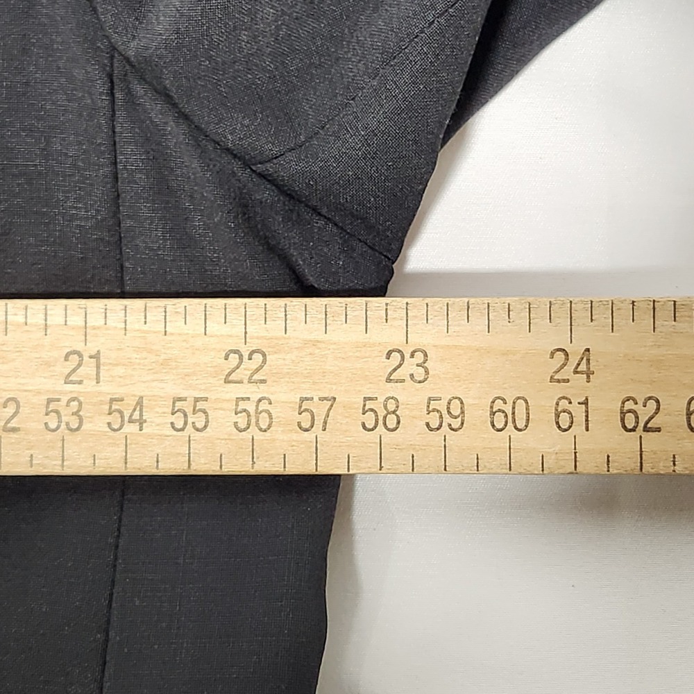 women's TALBOTS Black Blazer Jacket Wool blendstretch office career Size 20‎ - Picture 5 of 6